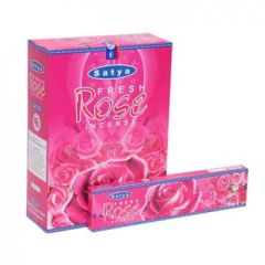 Благовония SATYA прямоуг. Fresh Rose СВЕЖАЯ РОЗА 20гр.