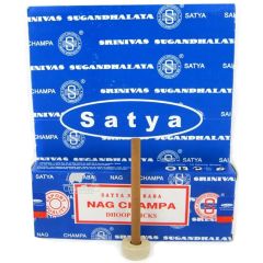 Благовония SATYA безосновные Nag Champa Dhoop Sticks НАГ ЧАМПА 45гр.