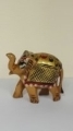 Слон, 4см, роспись (орех) арт.71-0068