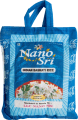 Рис Нано Шри Басмати, 1 кг (в синем мешке) (Nano Sri Indian Basmati Raw Rice)